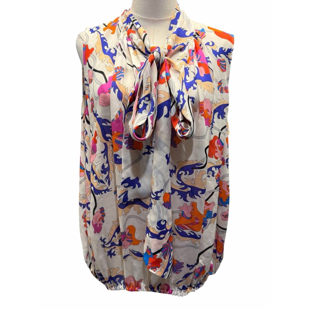 Emilio Pucci Archivo Ranuncoli Silk Blouse - Picture 2 of 9